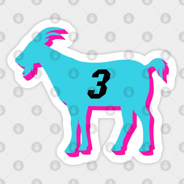 MIA GOAT - 3 - Black Vice Sticker by KFig21